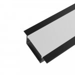 PERFIL AL 4420 EMBUTIR PRETO 3M