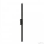 ARANDELA 1515I PRETA 120CM 1X120L 127V IP65 11W 900LU 3000K