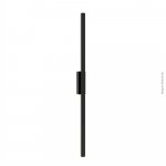 ARANDELA 1515I PRETA 40CM 1X120L 127V IP65 3,6W 320LU 3000K