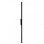 ARANDELA 1920D PRETA 100CM 1X120L 220V IP65 9W 800LU 3000K