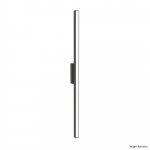 ARANDELA 2020D PRETA 60CM 1X120L 127V IP65 5,4W 480LU 3000K