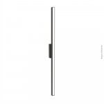 ARANDELA 2020D PRETA 40CM 1X120L 220V IP65 3,6W 320LU 3000K