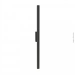 ARANDELA 2020I PRETA 60CM 1X120L 127V IP65 5,4W 480LU 3000K