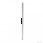 ARANDELA 2525D PRETA 120CM 1X120L 220V IP65 11W 960LU 3000K