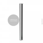 ARANDELA 5017I PRETA 60CM 2X120L 127V IP65 15W 1125LU 3000K