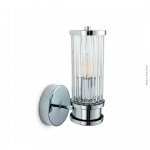 ARANDELA CRISTAL STICK CROMADA