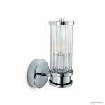 ARANDELA CRISTAL STICK CROMADA
