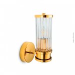 ARANDELA CRISTAL STICK DOURADA