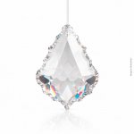 KIT 10 UN. CRISTAIS BACALHAU TRANSPARENTE 63MM LUSTRE