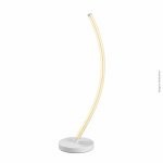 LUMINÁRIA DE PISO ARCO BRANCA COM 2 LED 3000K