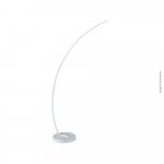 LUMINÁRIA DE PISO CURVA BRANCA 3000K
