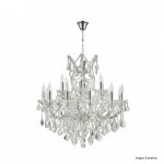 LUSTRE MARIA TERESA TRANSPARENTE E14 15 SOQUETES