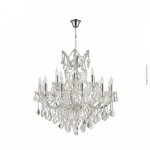 LUSTRE MARIA TERESA TRANSPARENTE E14 15 SOQUETES