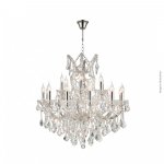 LUSTRE MARIA TERESA TRANSPARENTE E14 18 SOQUETES