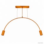 PENDENTE ARCO DOURADO 2 SOQUETES E27
