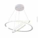 PENDENTE OPEN BRANCO 2 AROS LED EXTERNO 100W 3000K