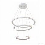 PENDENTE OPEN BRANCO 3 AROS LED EXTERNO 100W 3000K