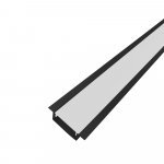 PERFIL AL 2610 EMBUTIR PRETO 3M