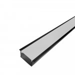 PERFIL AL 3315 EMBUTIR PRETO 2M
