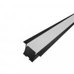 PERFIL AL 3628 EMBUTIR PRETO 2M