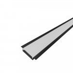 PERFIL AL 4110 EMBUTIR PRETO 3M