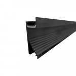 PERFIL AL 7016 RODAPÉ PRETO 2M