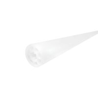 PERFIL DE SILICONE Ø25 SOBREPOR BRANCO - METRO