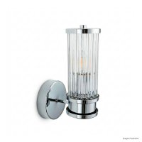 ARANDELA CRISTAL STICK CROMADA