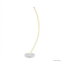 LUMINÁRIA DE PISO ARCO BRANCA COM 2 LED 3000K