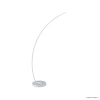 LUMINÁRIA DE PISO CURVA BRANCA 3000K