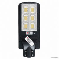 LUMINÁRIA SOLAR 600 LEDS 6 FOCOS IP67 500W 1500LU 3000K