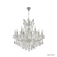 LUSTRE MARIA TERESA TRANSPARENTE E14 12 SOQUETES