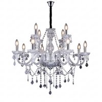 Lustre Maria Teresa Transparente 12 Braços