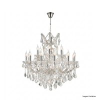 LUSTRE MARIA TERESA TRANSPARENTE E14 18 SOQUETES