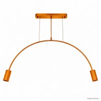 PENDENTE ARCO DOURADO 2 SOQUETES E27