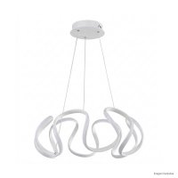 PENDENTE CURVAS BRANCO LED 3000K 90W