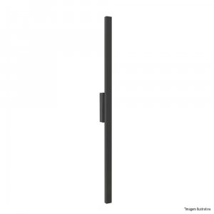 ARANDELA 1920I PRETA 60CM 1X120L 220V IP65 6W 560LU 3000K
