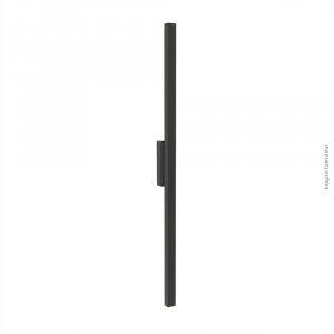 ARANDELA 2020I PRETA 40CM 1X120L 220V IP65 3,6W 320LU 3000K