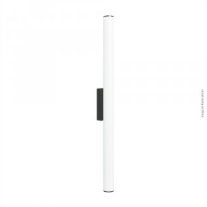 ARANDELA D60 PRETA 40CM 2X120L 127V IP65 7,2W 640LU 3000K