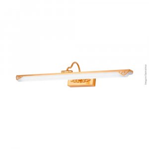 ARANDELA FLAT ESPELHO LED DOURADA 3.000K
