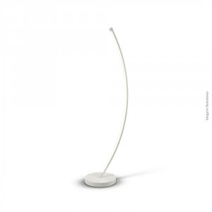 LUMINÁRIA DE PISO ARCO BRANCA COM 1 LED 3000K