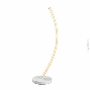 LUMINÁRIA DE PISO ARCO BRANCA COM 2 LED 3000K
