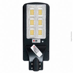 LUMINÁRIA SOLAR 600 LEDS 6 FOCOS IP67 500W 1500LU 3000K