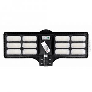 LUMINÁRIA SOLAR 960 LEDS 12 FOCOS IP67 18W