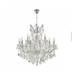 LUSTRE MARIA TERESA TRANSPARENTE E14 15 SOQUETES