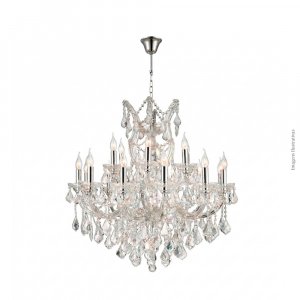 LUSTRE MARIA TERESA TRANSPARENTE E14 18 SOQUETES