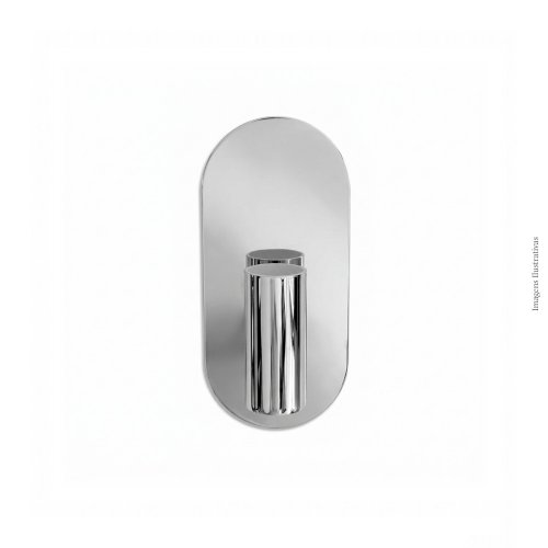 ARANDELA BULB CROMADA 1 SOQUETE