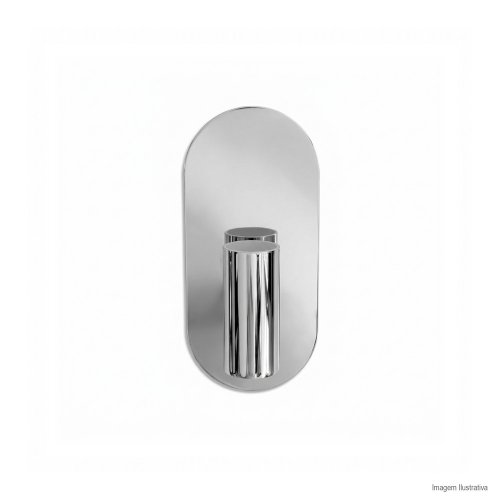 ARANDELA BULB CROMADA 1 SOQUETE