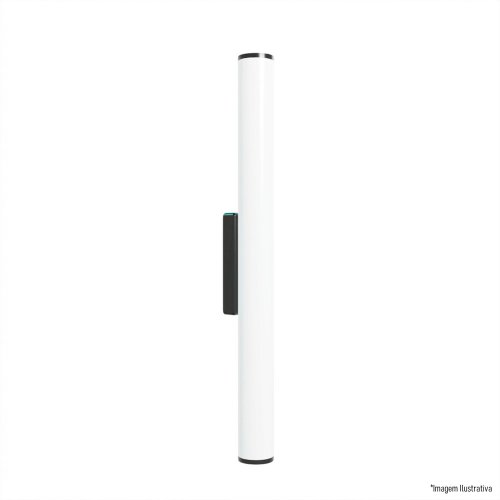 ARANDELA D30 PRETA 60CM 1X120L 127V IP65 6W 525LU 3000K