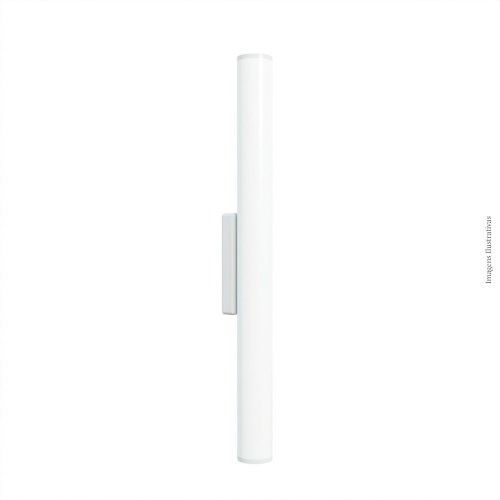 ARANDELA D30 BRANCA 40CM 1X120L 127V IP65 3,6W 320LU 3000K